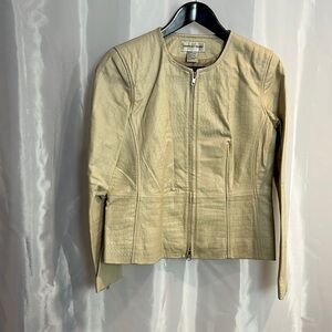 Women’s New Post News leather jacket. 2239